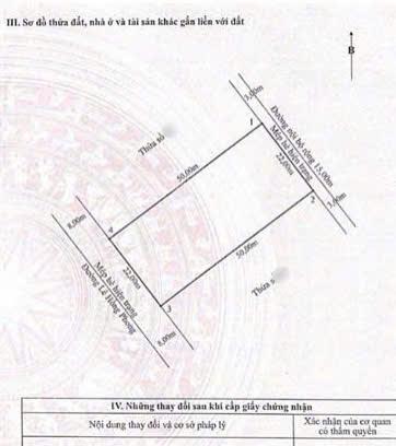 Mặt đường lê hồng phong  1100m2  2 mặt trước sau  đất ở kết hợp tmdv  giá 235 tr/m2