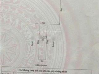 Mặt đường nguyễn bỉnh khiêm (gần cty đỉnh vàng)  80m2  ngang 4m  nhà trên đất  giá 4,7 tỷ