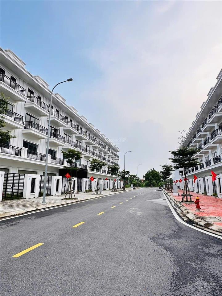 Nhà liền kề thô kđt phúc tiến (thiên long), an dương view vườn hoa  100m2  mt 5m  giá 4,2 tỷ