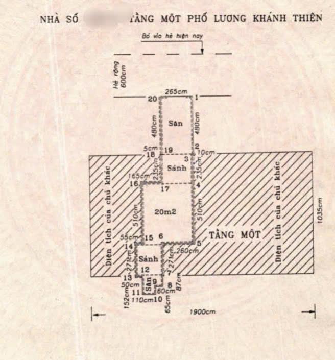 Bán nhà mặt đường lương khánh thiện  vị trí kinh doanh đắc địa  sau giáp ngõ  giá 7 tỷ