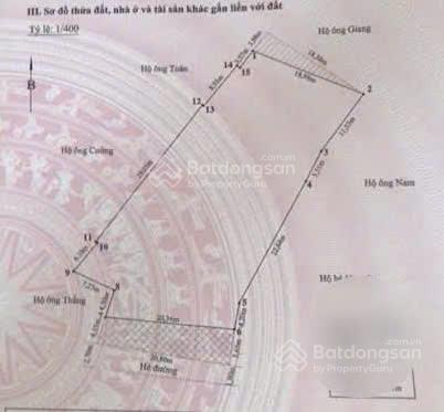 Mặt đường thiên lôi (gần hoàng huy)  1072m2  ngang 20,8m  giá tốt 77 tr/m2