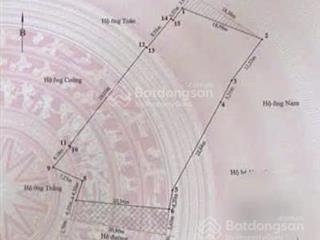 Mặt đường thiên lôi (gần hoàng huy)  1072m2  ngang 20,8m  giá tốt 77 tr/m2