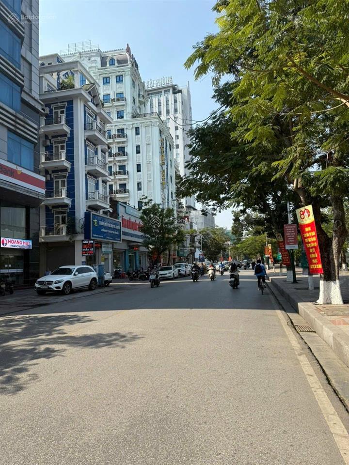 Mặt đường nguyễn đức cảnh (view hồ)  97,9m2  5 tầng  cạnh ngõ  giá 299 tr/m2