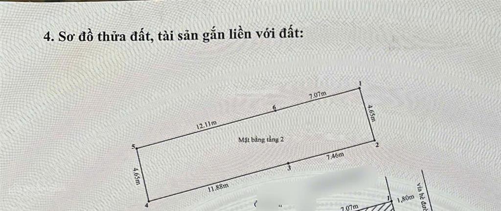 Mặt đường hàng kênh (ngã 3 khánh nạp)  89,2m2  ngang 4,66m  2 tầng  điểm đẹp  giá 16 tỷ