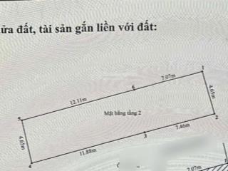 Mặt đường hàng kênh (ngã 3 khánh nạp)  89,2m2  ngang 4,66m  2 tầng  điểm đẹp  giá 16 tỷ