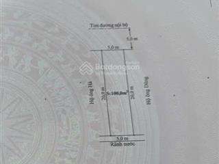 Bán đất khu phân lô cái tắt, gần nút giao thông cơ điện  100m2  mt 5m  giá mềm 3,5 tỷ