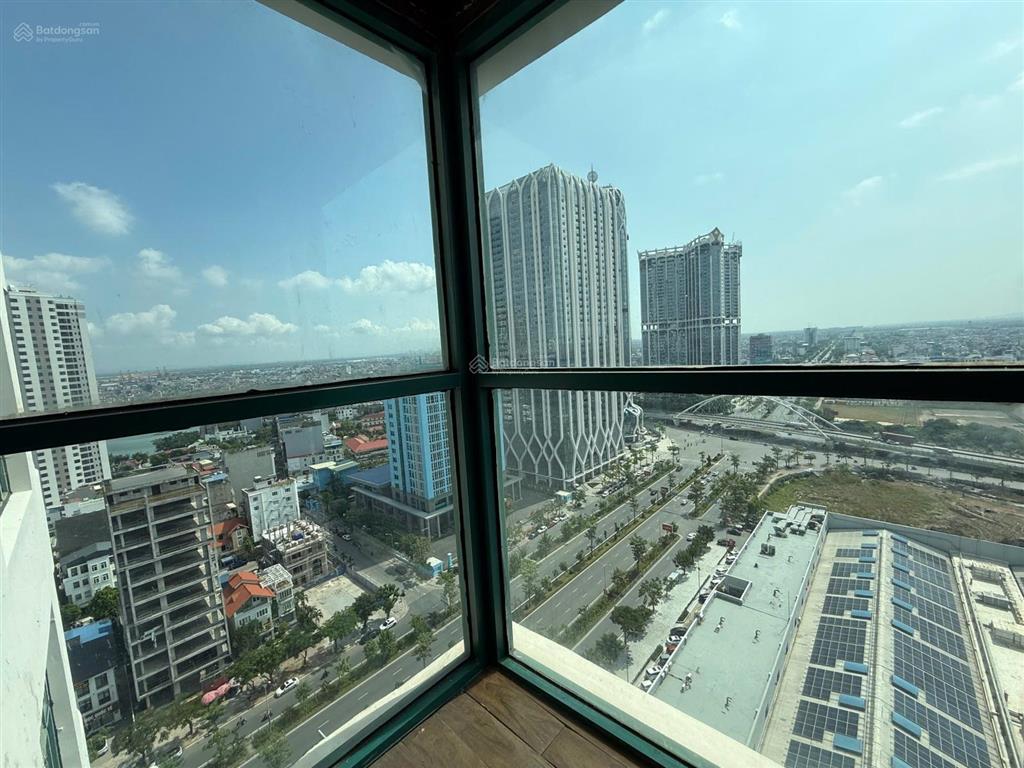 Căn hộ tầng 16 tòa b td plaza lê hồng phong  181,3m2  bìa đỏ sẵn sàng  giá cực tốt chỉ 34 tr/m2