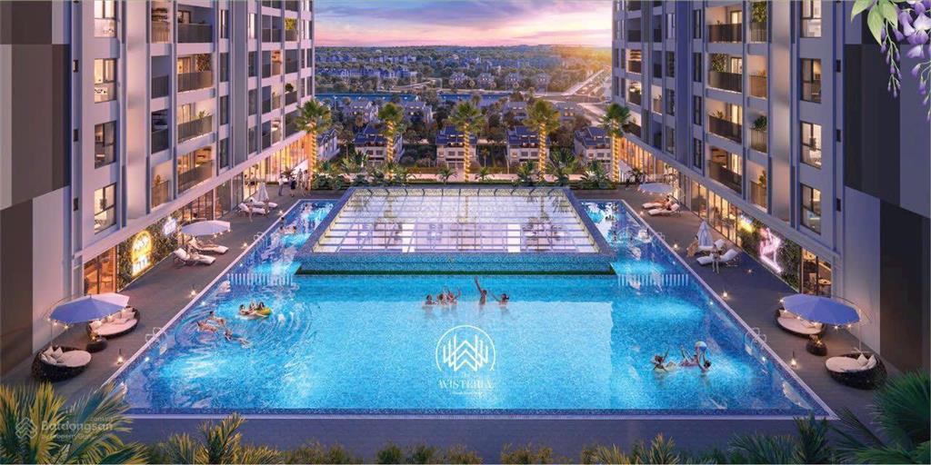 Bán chung cư the wisteria 2n dt 73m2, tầng trung, hoàn thiện cơ bản, giá 5,9 tỷ