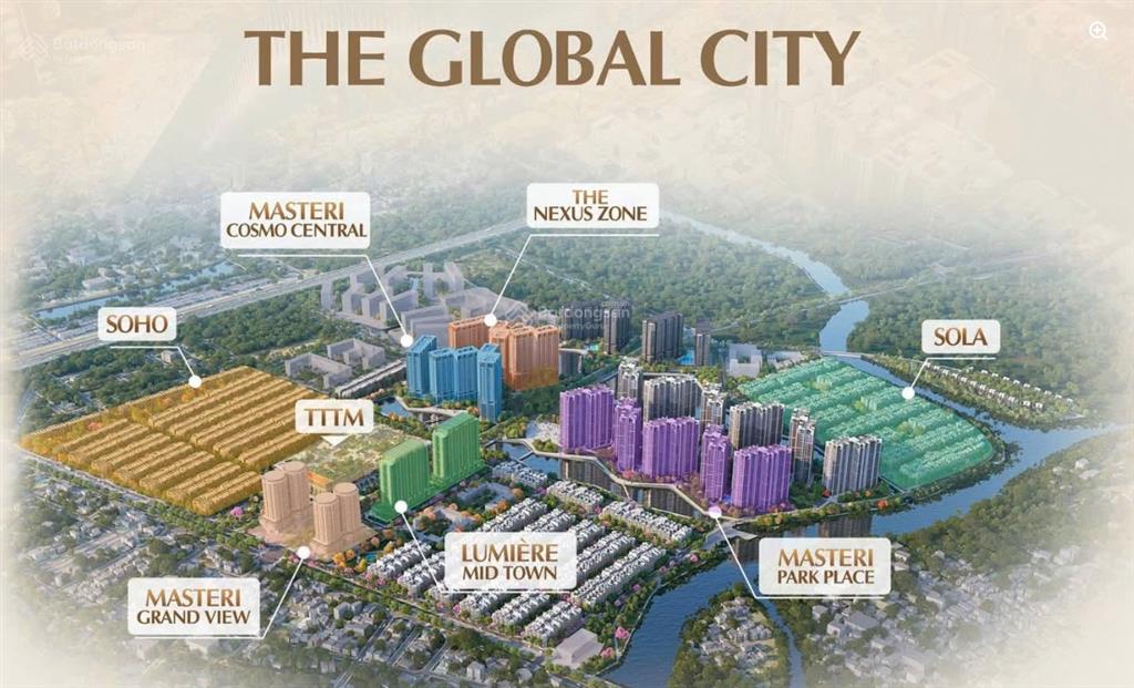 Bán 1pn global city (5.23 tỷ)  vốn 1.95 tỷ trong 2 năm  view hồ bơi tầng trung đẹp
