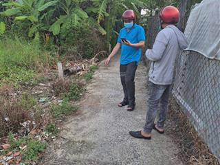 Bán đất vườn dân cư xây mới tại xã hưng long,bình chánh dt 6,2x47m 290m2 hàng hiếm 1tỷ650tr