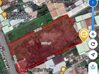 Cần bán lô đất 2732m2 34x80 1177m2 thổ cư mt bùi thanh khiết cách ql1a 200m giá 70tỷ thương lượng