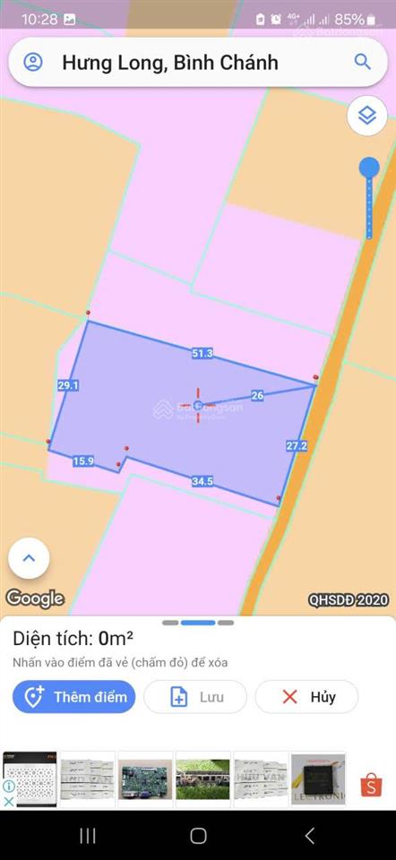Bán căn nhà sân vườn đường liên tổ 48, xã hưng long, bình chánh, 1325 m2 có 300m2 thổ cư 10 tỷ 8 tl