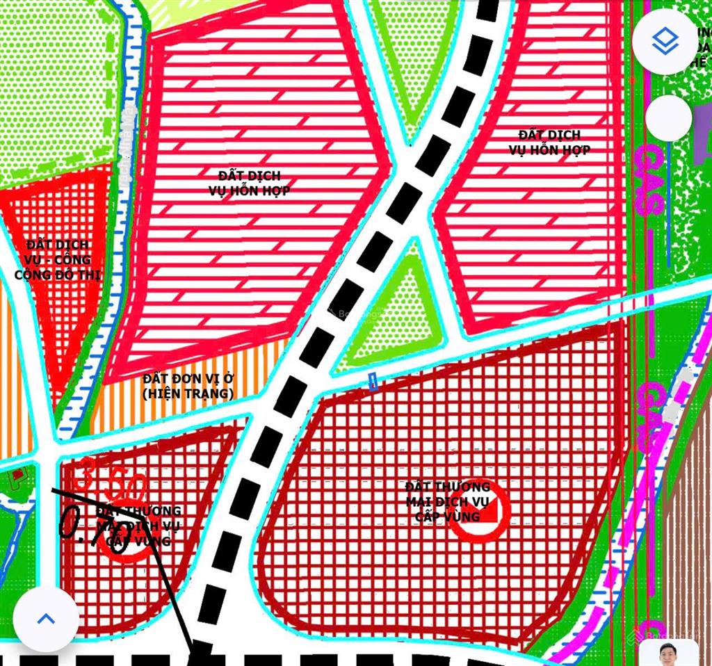 Mặt tiền võ thị sáu và mặt tiền dự phóng đường cầu cát lái, cầu phú mỹ 2