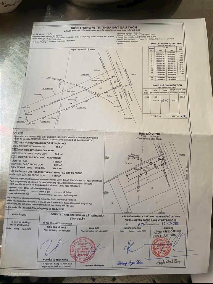 Chính chủ bán gấp đất mặt tiền thạnh lộc 37, quận 12. dt 7m x 59m, kinh doanh hoặc mở quán rất đẹp