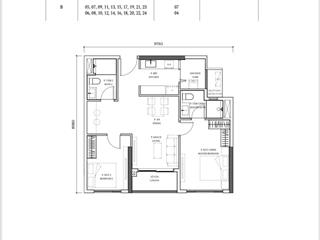 Căn 2pn orchard grand view bao quát hồ bơi