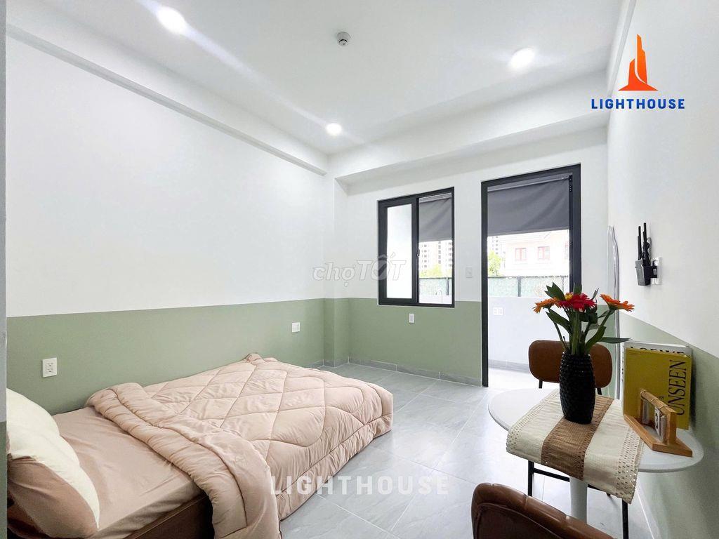 CĂN HỘ DỊCH VỤ BAN CÔNG BẾP RIÊNG FULL NT - GẦN ĐẢO KIM CƯƠNG