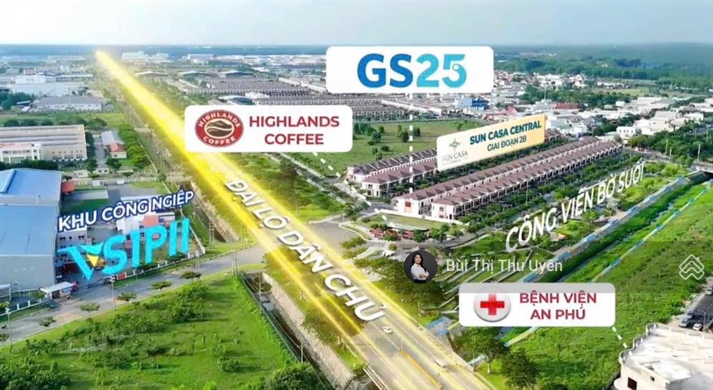 Căn biệt thự song lập 168m2 ngang 7m trong kđt sun casa central cách thành phố mới chỉ 10 phút