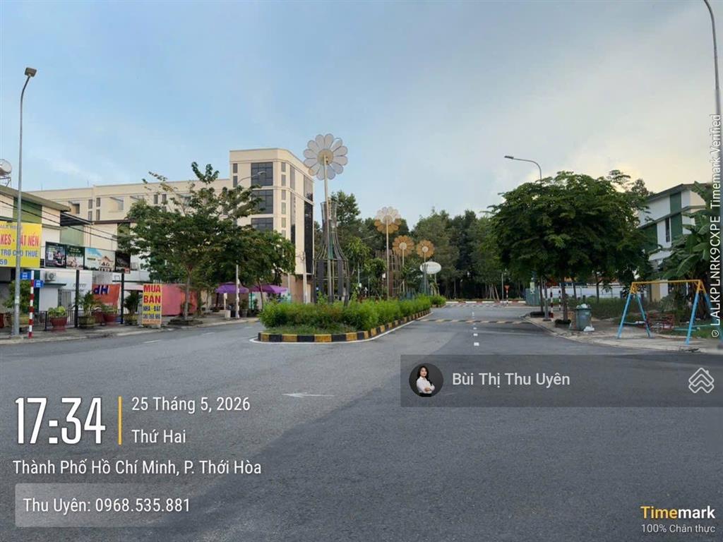 Khu đô thị oasis city  bến cát bình dương với vị trí đắc địa giá 1,58 tỷ  sổ hồng riêng