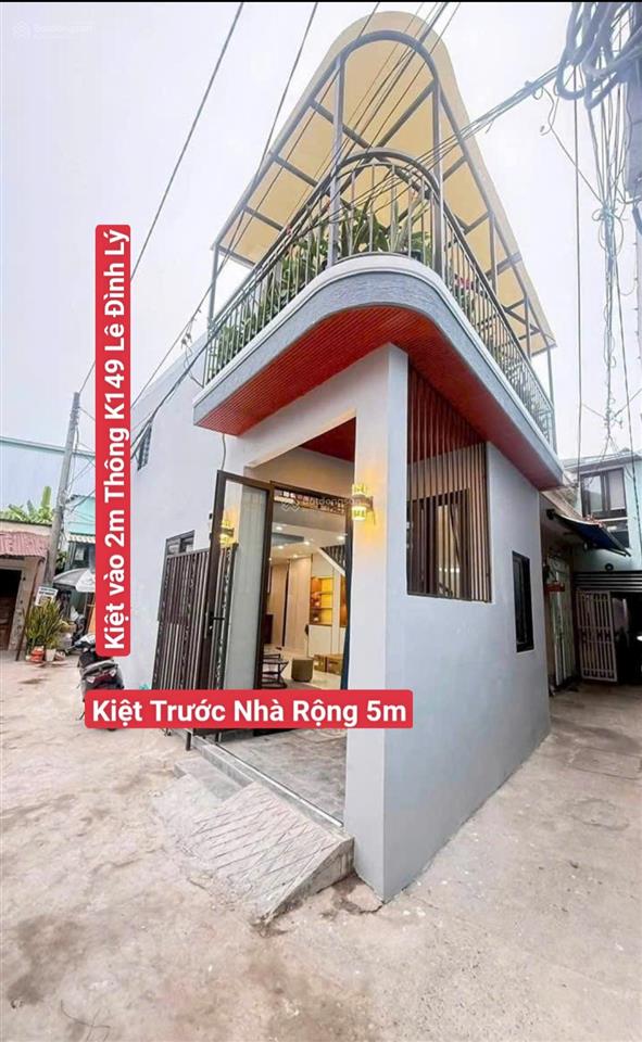 Nhà 3 mặt kiệt trưng nữ vương thông k149 lê đình lý hải châu đà nẵng