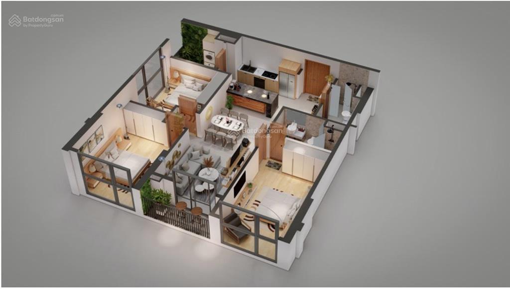 Bán căn hộ chung cư tại khai sơn city, 6,98 tỷ, 101,5 m2, 3pn, 2wc