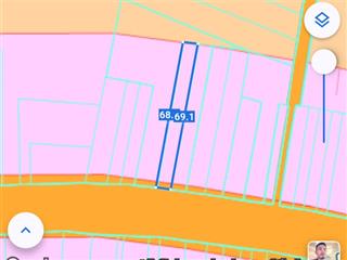 Bán đất thổ cư đường mỹ xuân ngãi giao 7x70, 2.25 tỷ 80m thổ cư