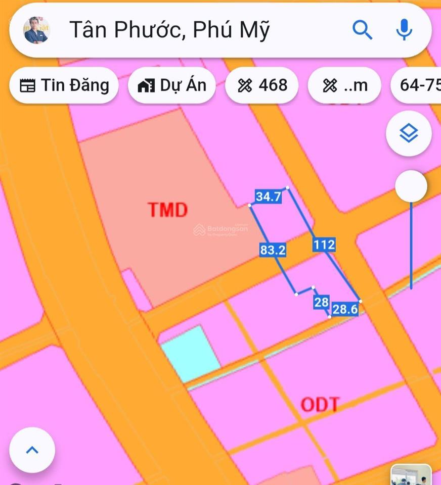 Bán lô đất tại phường tân phước , 1 sẹc quốc lộ 51