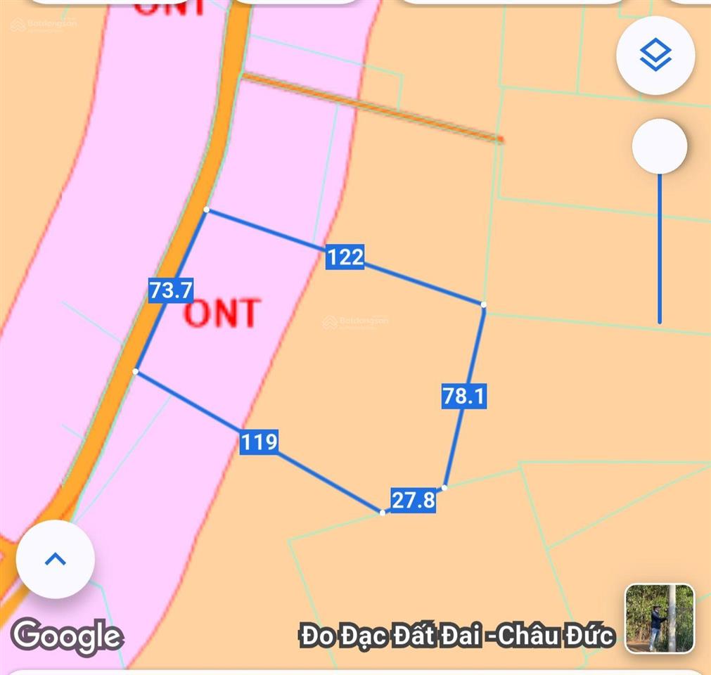 Bán lô đất mẫu đẹp, gần mỹ xuân ngãi giao, đường nhựa đất đỏ bazan