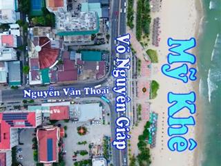 Bán đất tặng nhà đường nguyễn văn thoại đà nẵng 131m2 ( thị trường không có lô thứ 2) sát biển