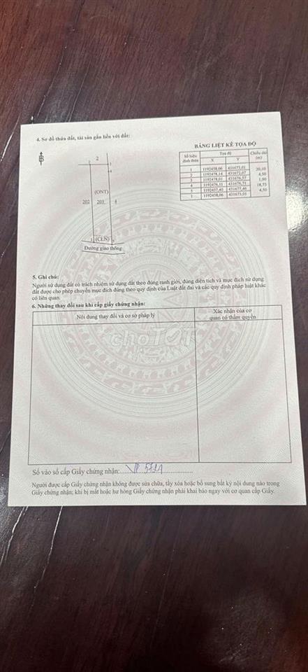 Bán đất thổ cư 92,3m2, cách sân bay 4km, xã Cẩm Đường