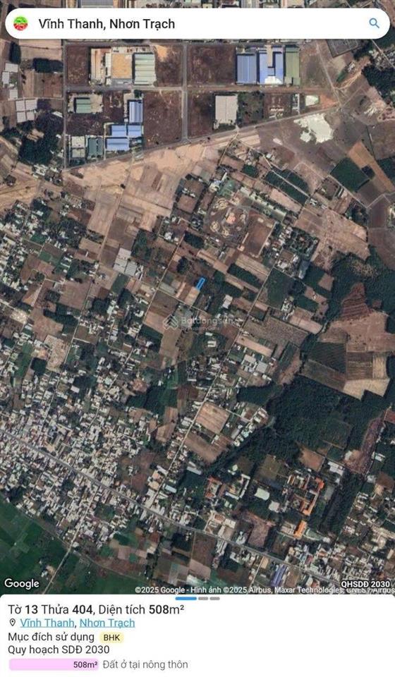 508m2 gần đường 25c đi sân bay long thành. đường xe hơi, quy hoạch ont. sổ riêng. giá chỉ 1.5 tỷ