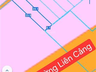 Đất nền 120m2 (5,1x24m) thổ cư 100%, cách phà cát lái quận 2 800m, giá 1.85 tỷ, sổ hồng riêng