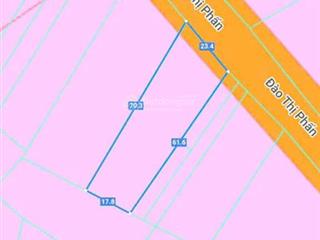 Mặt tiền nhựa đào thị phấn trung tâm huyện. 1315m2 qh ont, khu dân cư đông, kẹt bán 6.5tr/m2, shr