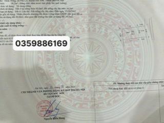 Chính chủ gửi bán f0 58m thôn đông  phù lỗ  sóc sơn