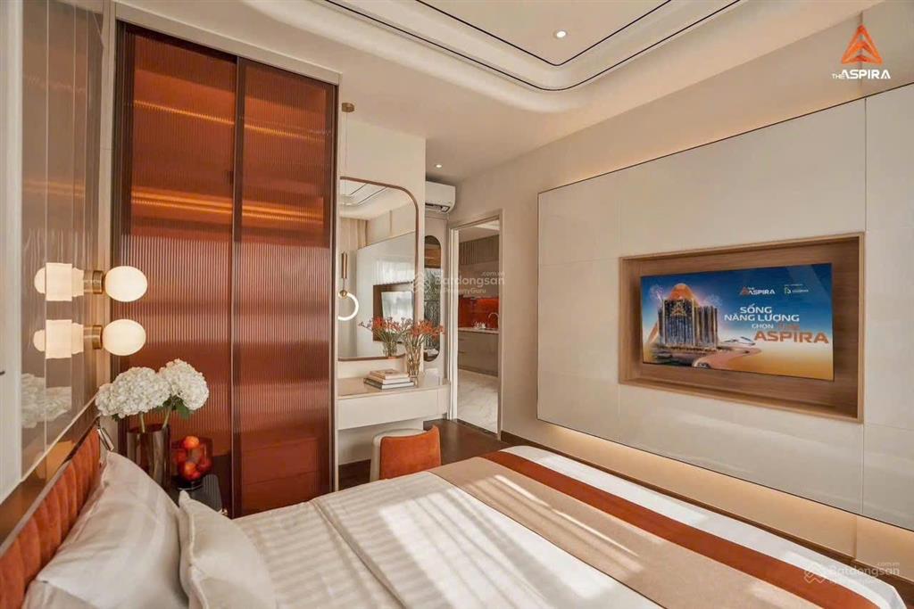 2pn the aspira 64m² chỉ 2.5 tỷ đã xây 30/30 tầng, chuẩn bị cất nóc, đón đầu metro số 1 nối dài