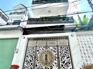 Hot! bán gấp nhà mới đẹp 4 tầng, 6x20m, giá 6.99 tỷ, hẻm xe hơi đào tông nguyên, tt nhà bè