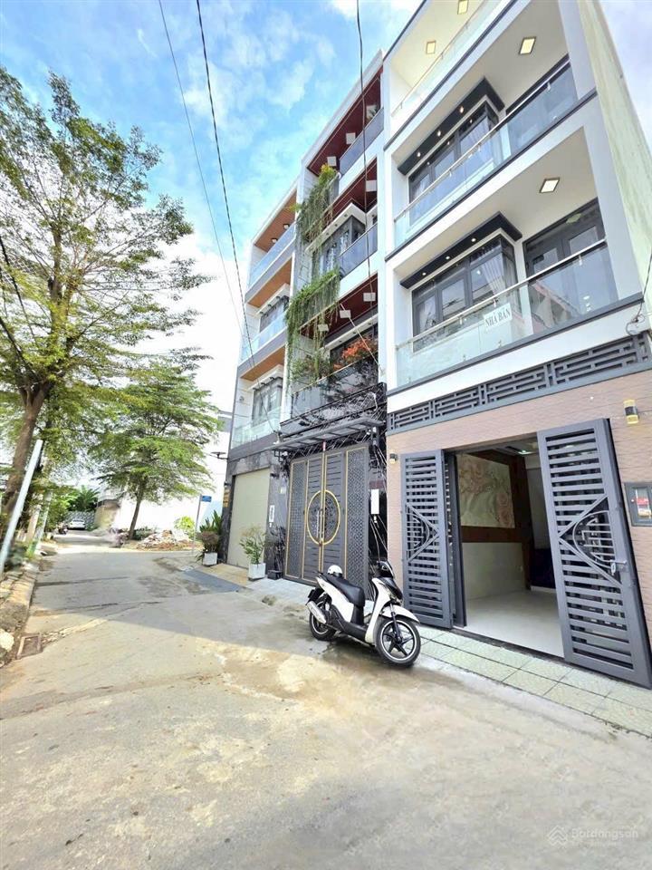 Bán gấp nhà 4 tầng 4x12.5m, xe hơi vào nhà, giá 6.1 tỷ, ngay kdc the sun huỳnh tấn phát tt nhà bè