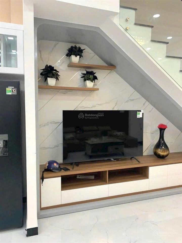 Ngộp bán rẻ nhà mới đẹp 4 tầng 5x19m, full nội thất, giá 7.5 tỷ, hẻm xe hơi huỳnh tấn phát, nhà bè