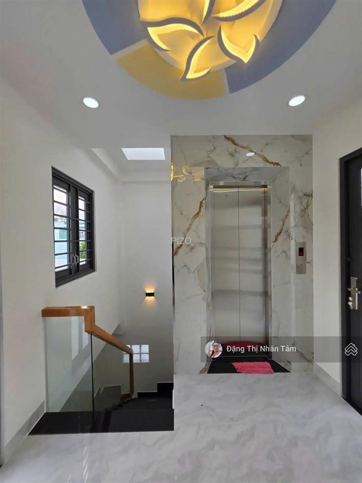 9,6 tỷ mới xây có thang máy khu phan xích long vạn kiếp  phan đăng lưu  bt 4 tầng   0932 723 ***
