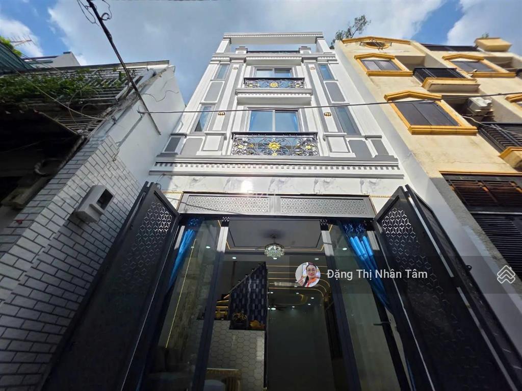9,6 tỷ mới xây có thang máy khu phan xích long vạn kiếp  phan đăng lưu  bt 4 tầng   0932 723 ***