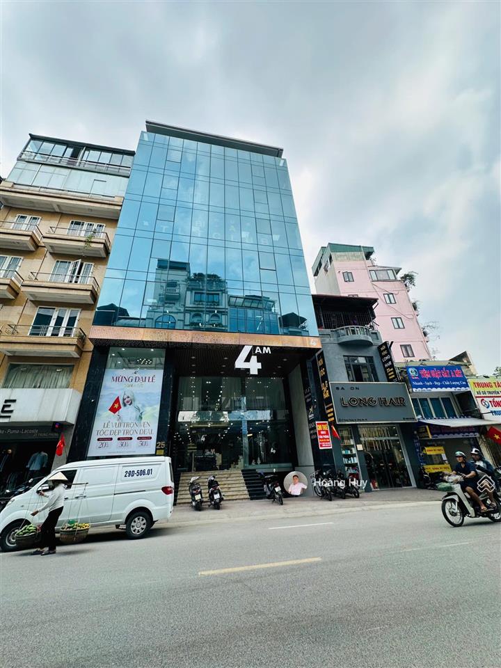 Bán toà văn phòng mặt phố vũ tông phan, lô góc 3 thoáng, vỉa hè, 310m2 x 10 tầng x mt 11m, 143 tỷ