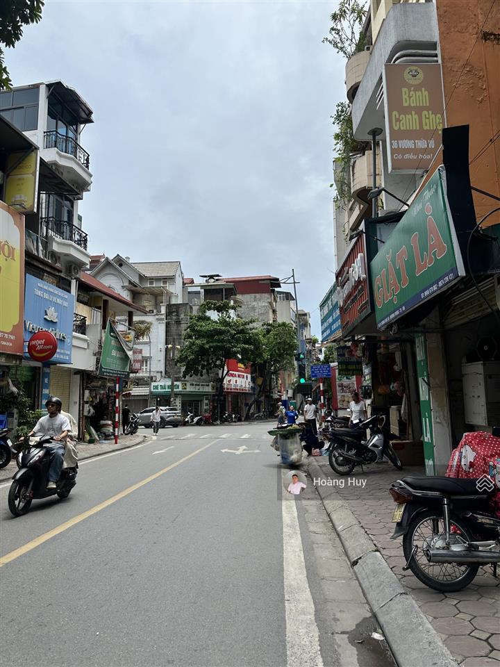 Cực rẻ! bán nhà mặt phố vương thừa vũ, vỉa hè, kinh doanh, sát ngã tư 61,7m2 x 3t x mt 5m, 27,4 tỷ