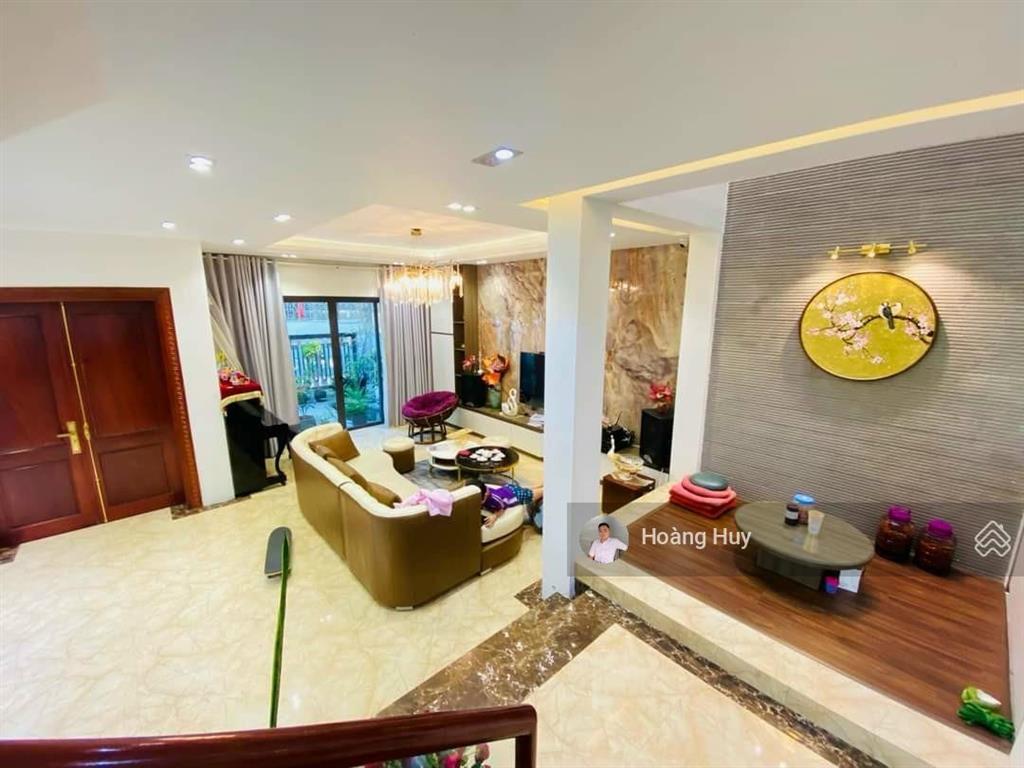 Cực vip! bán biệt thự an khang villa, cv thiên văn học, vườn hoa nội khu 225m2 x 4t x mt 9m 48,5 tỷ