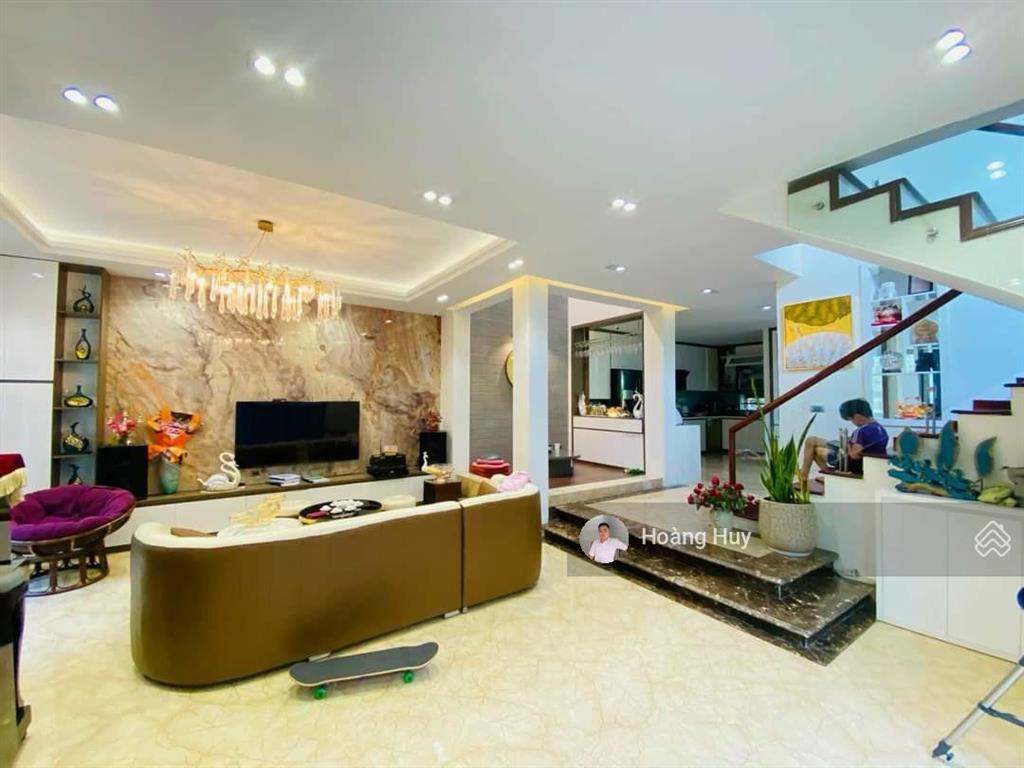 Cực vip! bán biệt thự an khang villa, cv thiên văn học, vườn hoa nội khu 225m2 x 4t x mt 9m 48,5 tỷ