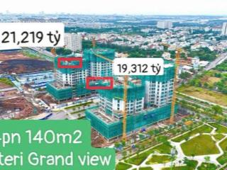 Siêu phẩm 4pn masteri grand view giỏ hàng độc quyền giá đợt 1  giá chỉ 19,7 tỷ  the global city