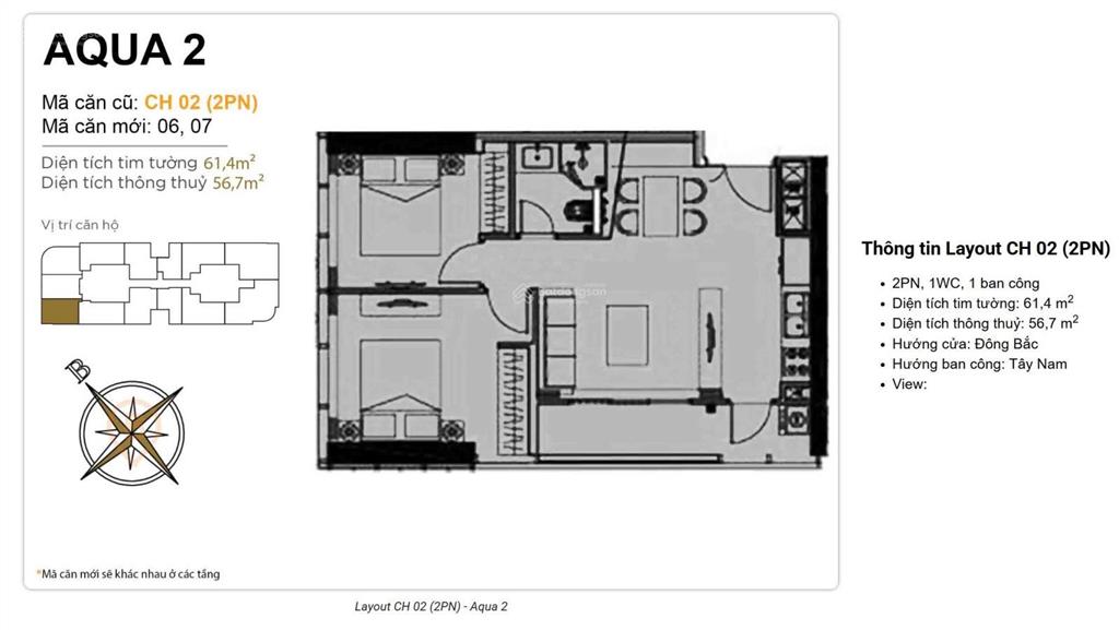 Bán căn hộ 2pn góc  vinhomes golden river ba son, sổ hồng, giá tốt chỉ 13,5 tỷ full nội thất