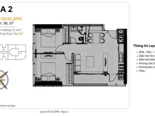Bán căn hộ 2pn góc  vinhomes golden river ba son, sổ hồng, giá tốt chỉ 13,5 tỷ full nội thất