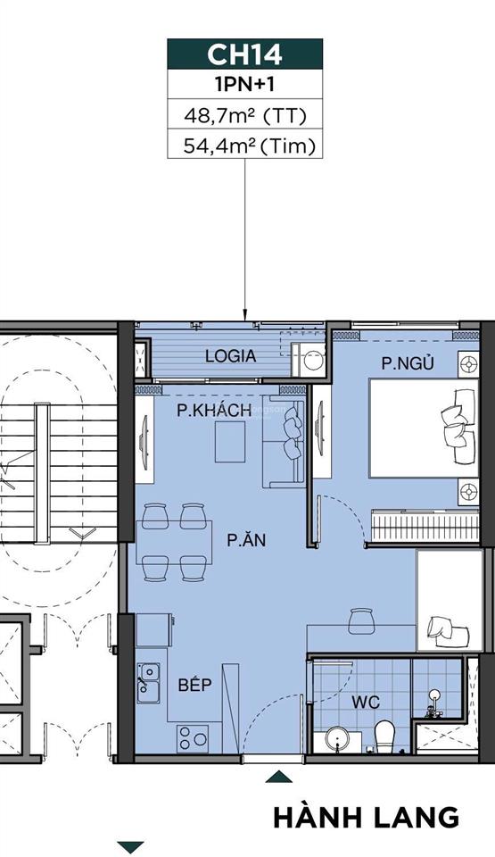 Bán căn 1pn+ be2  vinhomes grand park, có dòng tiền sẵn  sẵn sổ  giá 3,550 tỷ