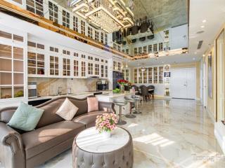 Bán căn hộ 3pn landmark 81 vinhomes central park, view sông & biệt thự, full nội thất, giá 28 tỷ