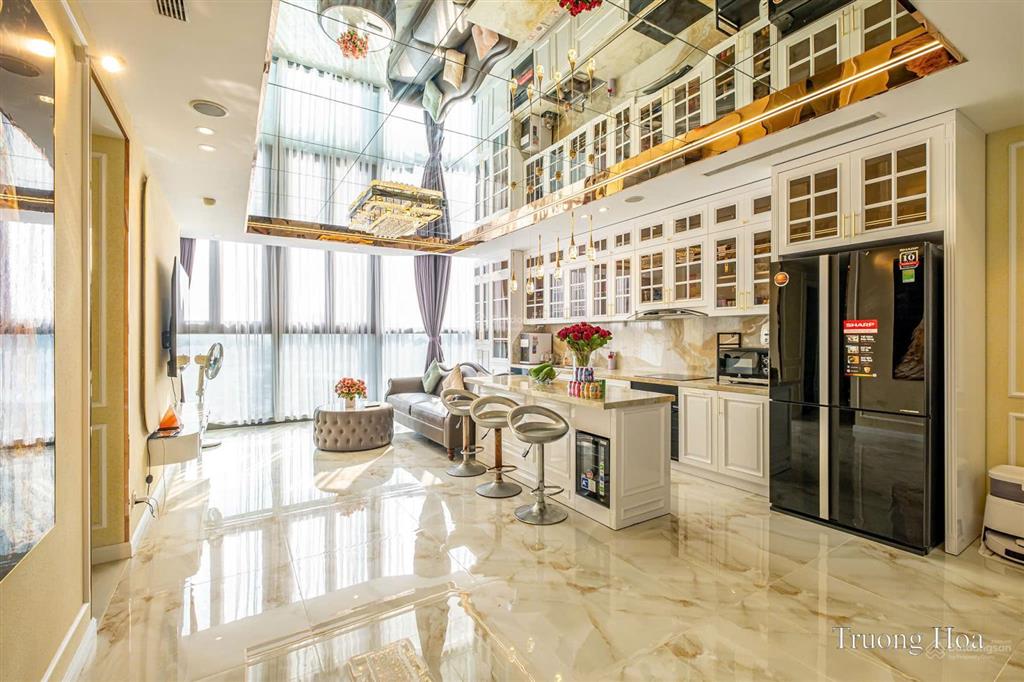 Bán căn hộ 3pn landmark 81 vinhomes central park, view sông & biệt thự, full nội thất, giá 28 tỷ