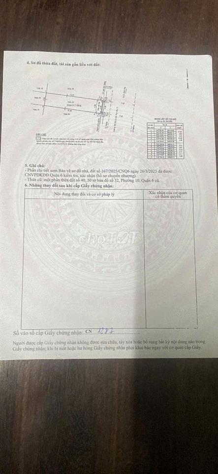 BÁN NHÀ MT LÝ CHIÊU HOÀNG, P. BÌNH PHÚ, Q.6, 10 TỶ